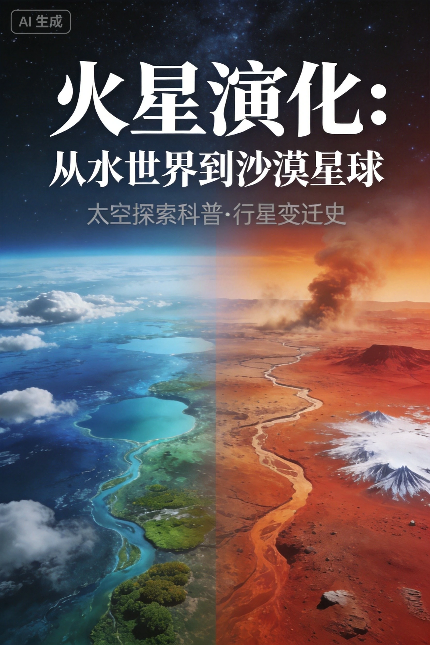 火星：水世界还是沙漠星球？红色星球的真相探索