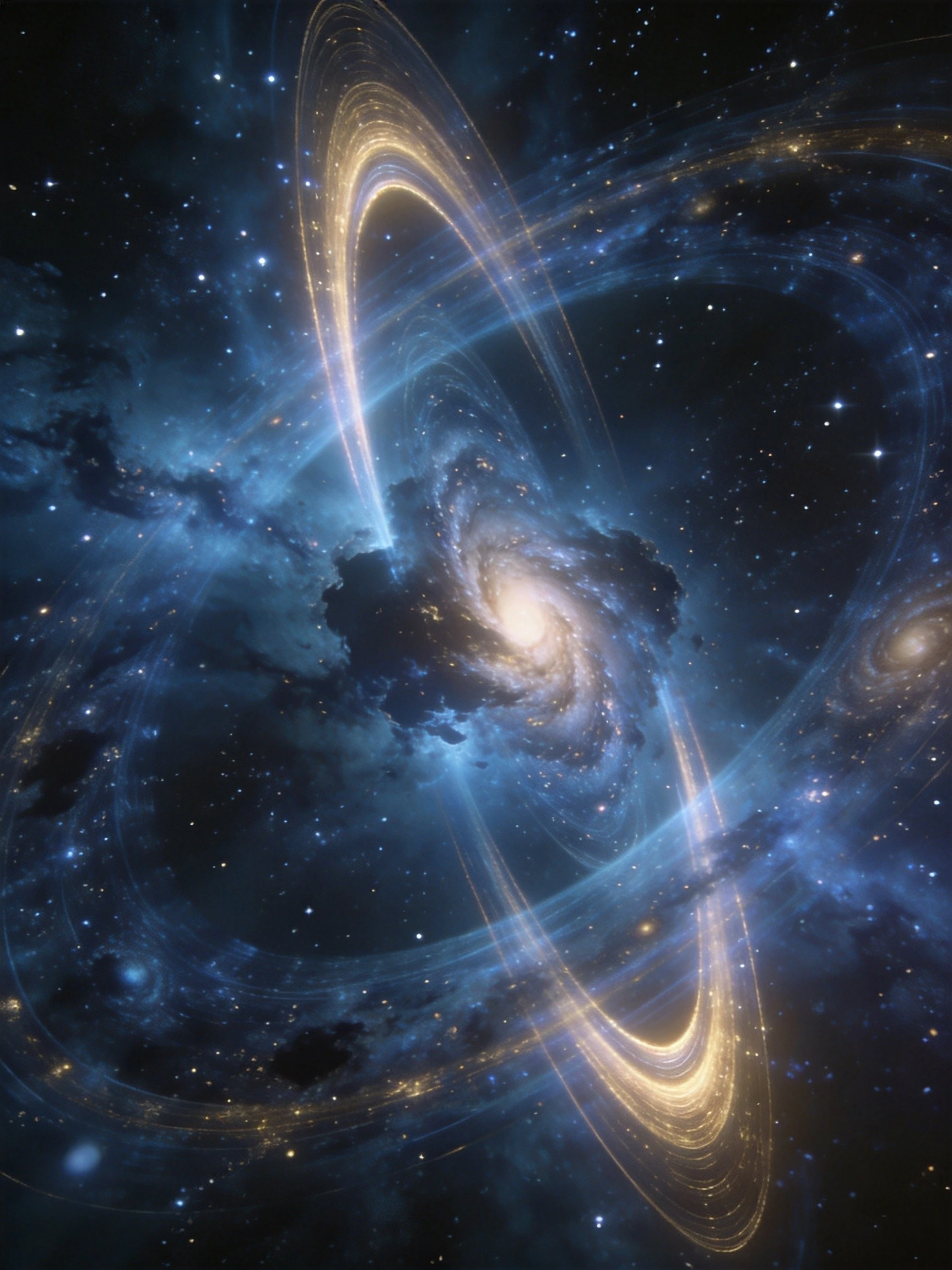 引力透镜效应：宇宙中的”放大镜”如何揭示暗物质分布