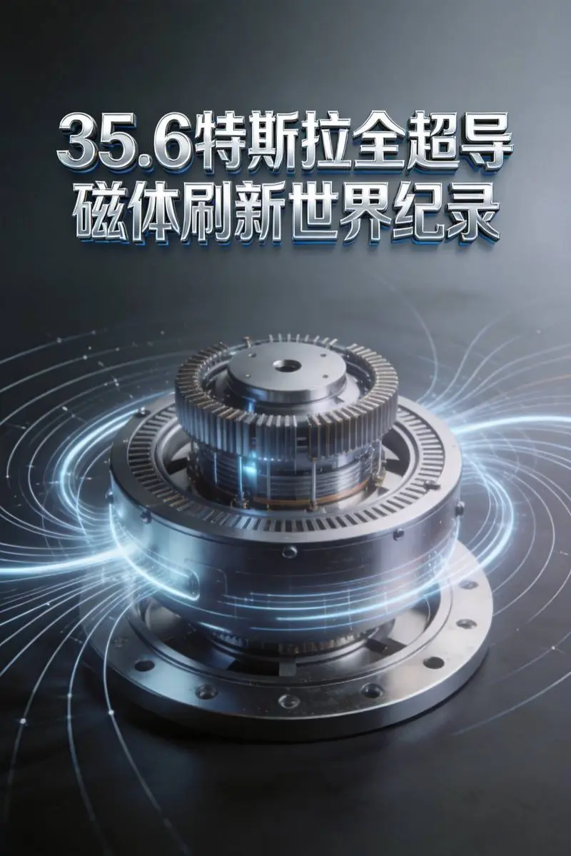 全超导磁体刷新世界纪录!35.6特斯拉强磁场将如何改变你的生活?